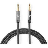 Nedis Stereo-Audiokabel | 3,5 mm Male naar 3,5 mm Male | 2 m | 1 stuks - CATB22000GY20 CATB22000GY20 - thumbnail