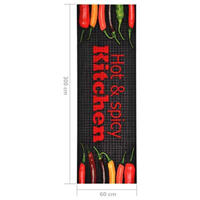 Keukenmat wasbaar Hot & Spicy 60x300 cm - thumbnail
