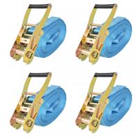 Spanbanden 4 ton 8mx50mm blauw 4 st - thumbnail