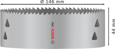 Bosch Accessoires PRO Multi Material gatzaag | 146 mm | met schroefdraad - 2608901543 Bosch Accessoires PRO Multi Material gatzaag | 146 mm | met schroefdraad - 2608901543
