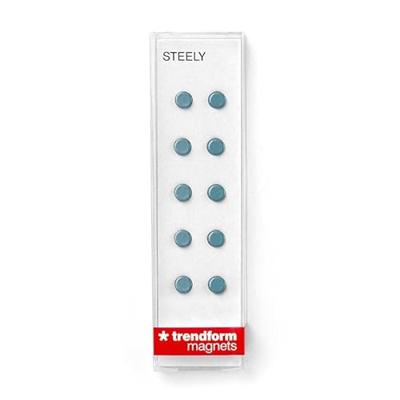 Trendform Magnetisch staal - set van 10 - Zilverblauw