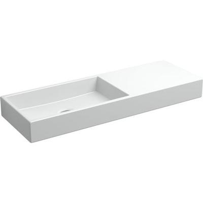 Clou Mini Wash Me fontein 56x19cm zonder kraangat rechts Keramiek Wit CL/03.03141