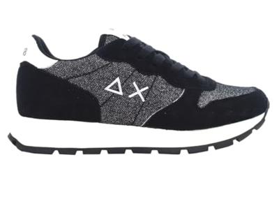 SUN68 Ally Glitter Textile Z45204_11 Zwart-39 maat 39