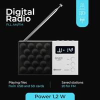 Radio Adler pll fm ad 1908 Zwart Wit - thumbnail