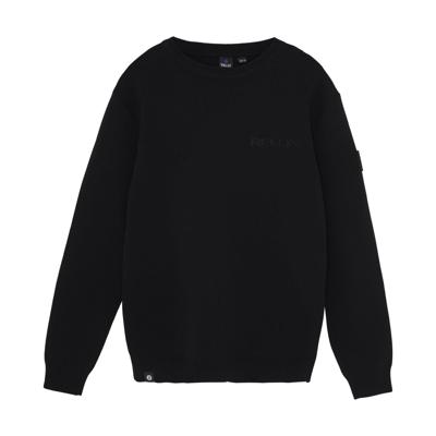 Rellix winter sweater jongens - zwart - gebreid