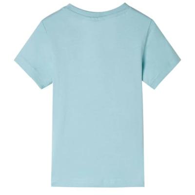 Kindershirt 140 lichtzeeblauw - thumbnail