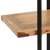 Boekenkast met 4 schappen 160x35x160 cm massief mangohout - thumbnail