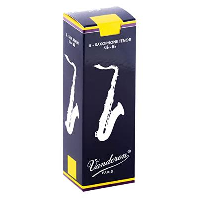 Vandoren Traditional rieten voor Tenor-saxofoon 2, 5 stuks Vandoren Traditional rieten voor Tenor-saxofoon 2, 5 stuks
