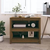 Boekenkast 80x35x68 cm massief grenenhout honingbruin - thumbnail