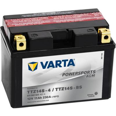 Varta Motoraccu Powersports AGM TTZ14S/TTZ14-BS