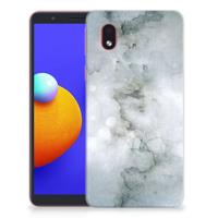 Smartphone hoesje Samsung Galaxy A01 Core Painting Grey - thumbnail