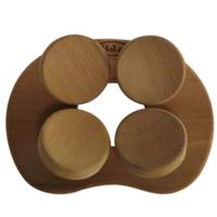 Halu ergonomische hoofdsteun voor Sauna - Rond - Red Cedar - thumbnail