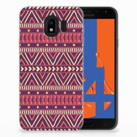 Samsung Galaxy J4 2018 TPU bumper Aztec Paars - thumbnail