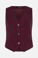 Ydence Gilet Kaia | Burgundy - thumbnail