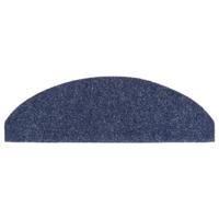 VidaXL Trapmatten zelfklevend 15 stuks 65x21x4 cm blauw halfrond groot - thumbnail