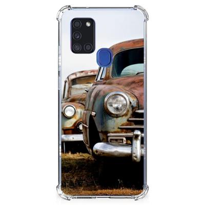 Samsung Galaxy A21s Anti-shock Hoesje met foto Vintage Auto Samsung Galaxy A21s Anti-shock Hoesje met foto Vintage Auto