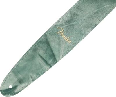 Fender Tie Dye Leather Strap Sage Green