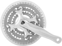 MIGHTY crankstel crankset 170mm, 22/32/42t.,silver - thumbnail
