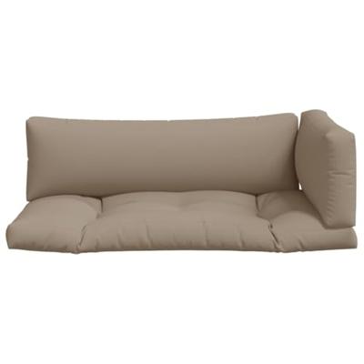 VidaXL Palletkussens 3 st stof taupe VidaXL Palletkussens 3 st stof taupe