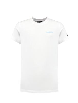 Ballin Zomer t-shirt jongens - wit - Dual-tone palm