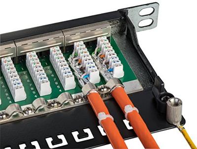 LINDY Patch-Panel 24 poorten Netwerkpatchpaneel 483 mm (19) CAT 6A 0.5 HE Meerdere kleuren Ingericht LINDY Patch-Panel 24 poorten Netwerkpatchpaneel 483 mm (19) CAT 6A 0.5 HE Meerdere kleuren Ingericht