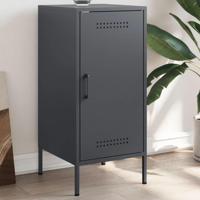 Dressoir 36x39x79 cm staal antracietkleurig - thumbnail