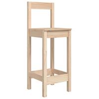 Barstoelen 2 st 40x41,5x112 cm massief grenenhout - thumbnail