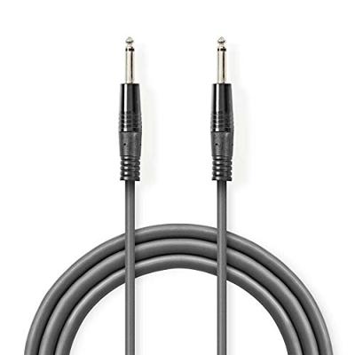 Nedis Mono-Audiokabel | 6,35 mm Male naar 6,35 mm Male | 3 m | 1 stuks - COTH23050GY30 COTH23050GY30 Nedis Mono-Audiokabel | 6,35 mm Male naar 6,35 mm Male | 3 m | 1 stuks - COTH23050GY30 COTH23050GY30
