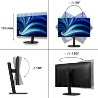 Philips 32B2U3601H 31,5 inch WQHD-monitor, 100 Hz, IPS-paneel, 4 ms, adaptieve synchronisatie, luidsprekerinstelling, luidspreker, webcam Hello (2560 x 1440 HDMI 1 x 2.0 DP USB Hub) zwart - thumbnail