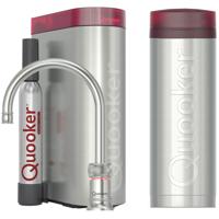 Quooker Classic Nordic Round Kokendwaterkraan Single Tap Set - Kokend Water - RVS - Inclusief PRO3 Reservoir & CUBE - Direct Gekoeld Bruisend Water - thumbnail
