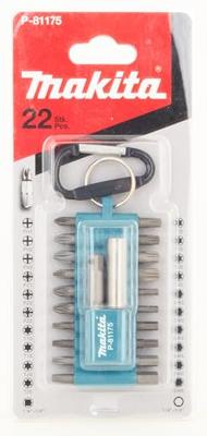 Makita P-81175 Bitset 22-delig Binnen-zesrond (TX), Kruiskop Pozidriv, Kruiskop Phillips, Inbus Makita P-81175 Bitset 22-delig Binnen-zesrond (TX), Kruiskop Pozidriv, Kruiskop Phillips, Inbus