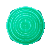 VOERBAK SLO-BOWL FEEDER DROP TEAL LICHTBLAUW 29X29X7 CM - thumbnail