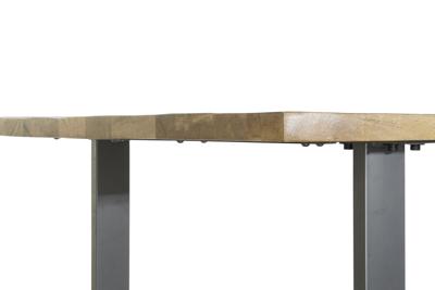Eettafel Home ESPRIT Zwart Natuurlijk Metaal Mangohout 200 x 100 x 76 cm