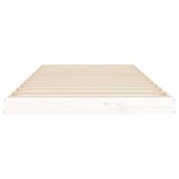 Bedframe massief grenenhout wit 90x200 cm - thumbnail