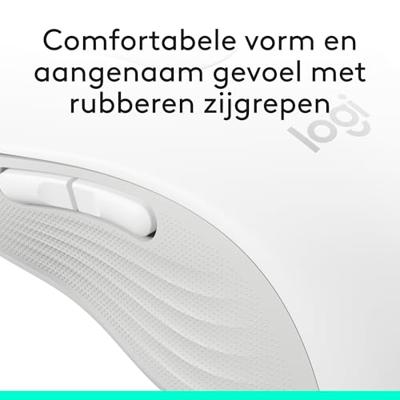 Logitech Signature M650 L Draadloze muis 2000 DPI, wit