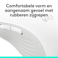 Logitech Signature M650 L Muis Radiografisch, Bluetooth Maat: L Optisch Wit 5 Toetsen 4000 dpi - thumbnail