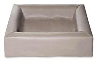 Bia bed kunstleer hoes hondenmand taupe - thumbnail