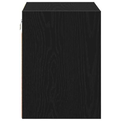 Garagewandkasten 2 st spaanplaat zwart