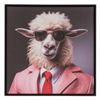 Boltze Home canvas schaap 50x50x3,5cm - thumbnail