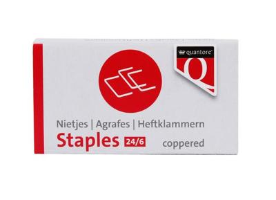 1000 Quantore 24/6 nietjes verkoperd 1000 Quantore 24/6 nietjes verkoperd