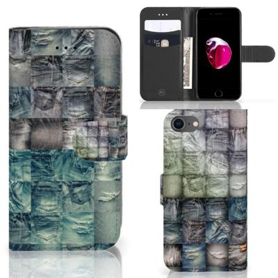 Wallet Case met Pasjes iPhone 7 | 8 | SE (2020) | SE (2022) Spijkerbroeken Wallet Case met Pasjes iPhone 7 | 8 | SE (2020) | SE (2022) Spijkerbroeken