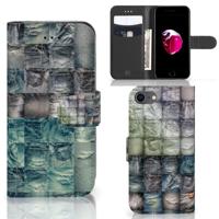 Wallet Case met Pasjes iPhone 7 | 8 | SE (2020) | SE (2022) Spijkerbroeken - thumbnail