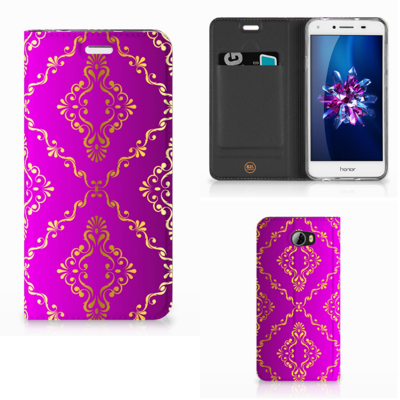 Telefoon Hoesje Huawei Y5 2 | Y6 Compact Barok Roze Telefoon Hoesje Huawei Y5 2 | Y6 Compact Barok Roze