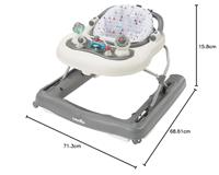 Loopwagen Babymoov A040006 Kinderen Wit/Grijs - thumbnail