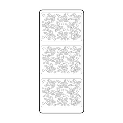 Vaessen Creative • sticker 10x23cm 10pcs goud kaarsen