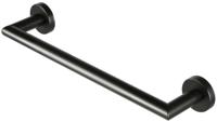Badgreep Geesa Nemox 30 cm Hoekig Zwart - thumbnail