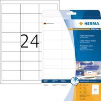 Herma 4389 Diepvriesetiketten 66 x 33.8 mm Papier Wit 600 stuk(s) Permanent hechtend Inkjet, Laser (zwart/wit), Laser (kleur), Kopiëren (zwart/wit), Kopiëren - thumbnail