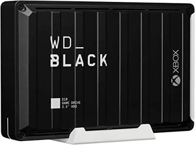 WD Black D10 Game Drive for Xbox One 12 TB Externe harde schijf (3,5 inch) USB-A 3.2 Gen 1 Zwart WDBA5E0120HBK-EESN