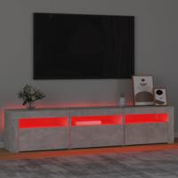 Tv-meubel met LED-verlichting 180x35x40 cm betongrijs - thumbnail