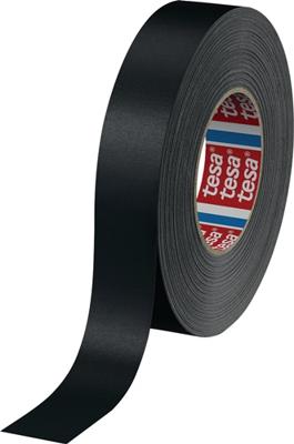 Tesa Weefseltape | zwart | lengte 50 m | breedte 30 mm wiel | 5 stuks - 04651-00506-00 04651-00506-00